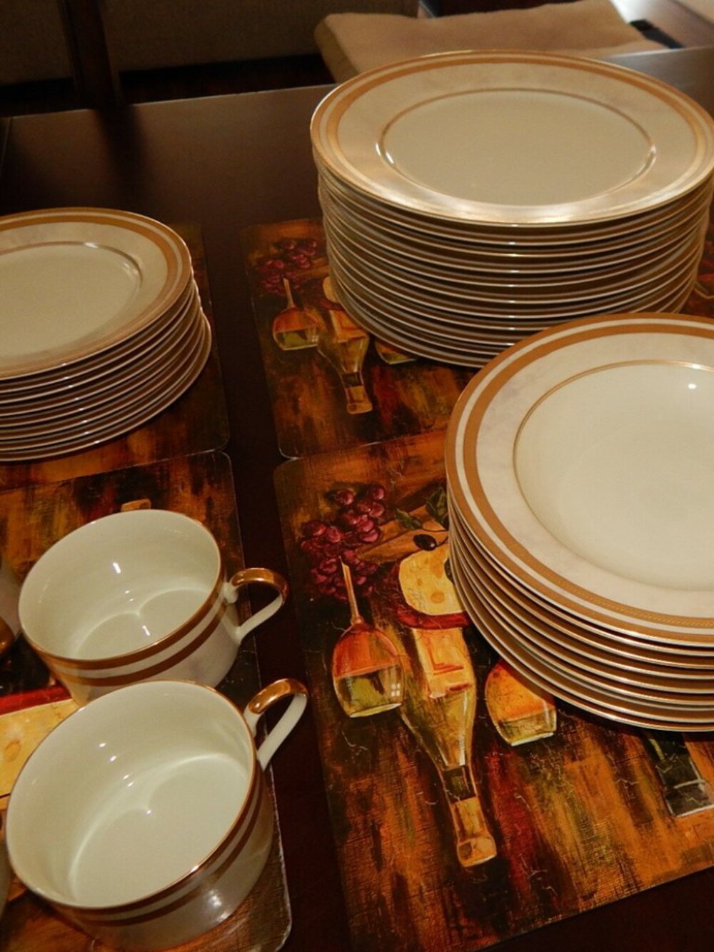 !! NEW !! Oscar de la Renta Fine Ivory Florentine Dinnerware Vtg